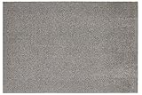 andiamo Fußmatte Samson – waschbare Fussmatte innen – rutschfeste und saugfähige Schmutzfangmatte aus Baumwolle – pflegeleichte Türmatte 60 x 100 cm cm, Granit