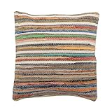 Bloomingville Lovis Kissen, Rot, Baumwolle, L50xB50 cm