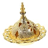 MALUGOGO Aromatherapie-Räuchergefäß aus Metalllegierung, Vintage-Stil, leicht, tragbar, mit verschleißfester Beschichtung, dekorative Heimdekoration, Ornament für Schlafzimmer, Yoga, Sauna