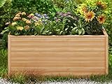 UDPATIO Hochbeet Holz für Garten 168x88x80cm Holzhochbeet zum Bepflanzen von Gemüse & Kräutern Pflanzbeet Pflanzkasten Gemüsebeet für Balkon