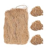 SHERCHPRY Natürlicher Jute Feueranzünder 4 Beutel Windfester Outdoor Flammenstarter für Camping Survival Bushcraft