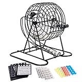 Bingo-Käfig – luxuriöse Lotteriemaschine, manuelles Drahtwerkzeug | geschweißter Bingo-Käfig für Partys, Veranstaltungen, Feiern und Spiele, ideal für Unterhaltungsabende