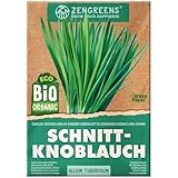 ZenGreens® - Bio Schnittknoblauch Samen - Schnittknoblauchsamen - Kräutersamen für den einfachen Anbau im Garten, Balkon oder Küche - Kräuter Saatgut ideal für Anfänger