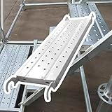 Arbeitsbühnen-Gerüst-Plattform-Teile für Leitern, rutschfeste Trittwerkzeuge und Gehbretter, Stahlarbeitsplanke, anpassbare Größe