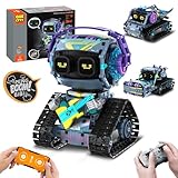 Technik Roboter Kinder für Jungen, 3-IN-1 Technik Bauspielzeug mit App-Fernsteuerung, Straßenwalze/LKW/Roboter Programmierbares Bauspielzeug für Kinder, Geschenke für Jungen und Mädchen ab 6+ Jahren