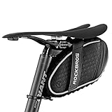 ROCKBROS Fahrrad Satteltaschen Fahrradsitz Taschen Werkzeugtasche Fahrradtasche Wasserabweisend beim Leichten Regen Reflektierend