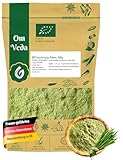 BIO Gerstengras Pulver | Rohkostqualität | 100% reines Gerstengraspulver | vegan, glutenfrei, laktosefrei | OmVeda (500g)
