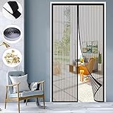 KZhanmy Fliegengitter BalkontüR, Fliegengitter TüR Insektenschutz,Magnet Fliegengitter,Automatisch Geschlossen, Anti-Moskito-Vorhang FüR BalkontüR Und TerrassentüR