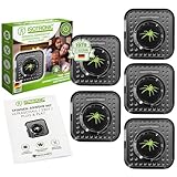 ISOTRONIC Spinnenabwehr für Keller, Innenbereich 230V Spinnenschutz Ultraschall Stecker | 5er Pack