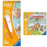 Ravensburger tiptoi® Stift 00110 - Das spielerische Lernsystem, Lernspielzeug für Kinder ab 2 Jahren - Der Stift & tiptoi® Suchen und Entdecken: Die Jahreszeiten