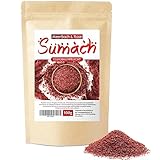 Sumach Gewürz, 100g Sumak Gewürz türkisch, orientalisches Sumac, Essigbaumgewürz, natürlich ohne Farb- und Zusatzstoffe, in Deutschland von Hand abgefüllt