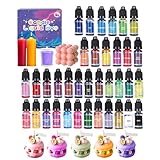 Flüssiges Wachsfarbe - Natural Soja -Wachsfarbstoff | Farbstoffye | Wachsfarben Glatte Mischung, Kerzenfarbe Farbstoff, Hochkonzentration Kerzenfarbe, 18 Oder 24 Farben Kerzenpigmente Für Soja -