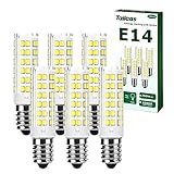 Tailcas E14 Led Kaltweiß Birne, 7W 6000K E14 Lampen Ersatz für 65W Halogenlampen, 15.1 x 65 mm, 700Lm, AC 220-240V, Nicht Dimmbar Kein Flackern Led Leuchtmittel, für Küche, Wohnzimmer (6 Stück)