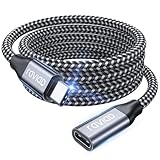 RAVIAD USB C Verlängerungs Kabel 2M, USB Type C 3.2 Verlängerung Unterstützt 10Gpbs/100W und 4K@60Hz Kompatibel mit iPhone 15 Pro Max, MacBook Pro, Pad Pro, XPS 15, Galaxy S24/S23
