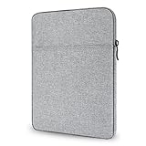 ProElife 10-10,5 Zoll Laptop Sleeve Case Tablet Canvas für Samsung Galaxy Tab S8 11 Zoll 2022 / Tab A8 10,5 Zoll 2021 / Tab S7 11 Zoll 2021 / Tab A7 10,4 Zoll / Tab AB S6 Lite 10,4 Zoll Grau