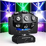 Moving Head 180W LED Disco licht RGBW Partylicht dmx - 512 Bühnenlichter DJ lichter für Bar Effektstrahler Club Hochzeit Weihnachten Lichttechnik