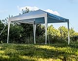 ONDIS24 Faltpavillon Faltzelt 3x3m Pavillon Partyzelt cremeweiß inkl. Tragetasche & Heringe (Quadratisch)