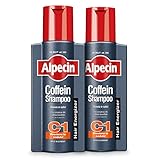 Alpecin Coffein Shampoo C1 2 x 250 ml | Anti-Haarausfall Shampoo für Männer