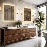 E-Led componex.it Badezimmerspiegel 50 x 70 cm, Wandspiegel, Spiegel, modern, Anti-Fog, Warmweiß, kalt, natürlich, 3500 cm^2