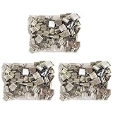 Kznifmk 300 Stück Dochthalter aus Metall, Halterung für Docht aus Holz