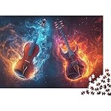 Gitarre Puzzle 1000 Teile Puzzle Für Erwachsene Und Kinder Ab 14 Jahren Puzzel 1000pcs (75x50cm)