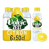Volvic ZEST Wassergetränk Zitrone, 6 Flaschen x 50 cl