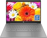 HP 14 Zoll HD Chromebook Laptop für Studenten, Intel Quad-Core N4120 ( N4020), 4 GB RAM, 64 GB eMMC, WLAN, Webcam, HDMI, USB-A & C, 14 Stunden Akkulaufzeit, Zoom, Chrome OS, CUE Zubehör