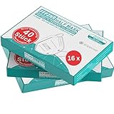 simplecase FFP2 Maske 640 Stück, CE Zertifiziert von offiziell benannter Stelle CE 0598, Atemschutzmaske, Partikelfiltermaske (640)