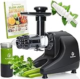 MULTI-PRESS KERAMIK Entsafter Slow Juicer mit Keramik Pressschnecke BPA-frei - Sellerie, Selleriesaft, Weizengras, Kräuter Grüne Detox Säfte Green Press Keramik
