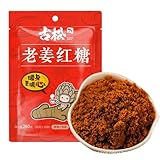 Brauner Zucker, Ingwer, brauner Zucker, 260 g, Zuckerbeutel, brauner Zucker, 26 g x 10 Beutel