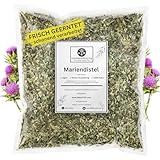 Mariendistel Tee • 500g • für Leberkur • Leber entgiften • Mariendistelkraut pur geschnitten • Naturrein • Kräutertee • Erste Wahl • hoher Wirkstoffanteil • ähnlich Schwedenkräuter • HerbsnRoots