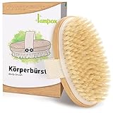 lampox® Trockenbürste, Körperbürste, Peelingbürste, Massagebürste, Peeling, verbessert Lymphfunktion, gegen Cellulite, 1 Stück!