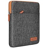 KIZUNA Tablet Hülle 8 Zoll Sleeve Laptop Tasche Wasserdicht Für iPad Mini 6 8.3'/iPad Mini 5 7.9'/8.0' Huawei M5/iPad Mini 4,3,2/Samsung Galaxy Tab S2/Lenovo Tablettasche Notebook Bag, Braun