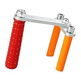 2pcs Plattenträger mit Tragegriff (zwei-Komponenten Griff für sicheren Halt, Paarweise) Board Lifter Eisen Gipskartonplatten Gripper Panel Carrier Plattengreifer für Handlich Transport,Rot