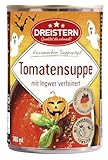 DREISTERN Tomatensuppe mit Ingwer verfeinert 3x400ml Ring-Pull-Dose