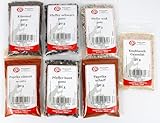 Efri - Gewürz-Set (7-teilig) – Hochwertige Gewürze für jeden Anlass: Paprika edelsüß, Paprika scharf, Pfeffer schwarz ganz, Pfeffer bunt, Pfeffer weiß ganz, Knoblauch granuliert und Kümmel