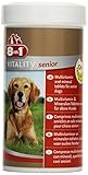 8in1 Multivitamin Tabletten Senior - zur Nahrungsergänzung bei älteren Hunden, 1 Dose (70 Tabletten)