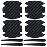 WDJRUIRUI 8 Stück Autotürgriff Kratzschutz Autotür für Mercedes Benz GLC 2 (II) X254 I 2022-2024,Lackschutzfolien Autotür Griffmulden Kohlefaser Auto Türgriff Schutzfolie