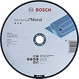 Bosch Professional 1x Standard for Metal Straight Cutting Trennscheibe (für Bleche, Stahl, Ø 230 x 1,9 x 22,23 mm, Zubehör Winkelschleifer)