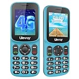 Ufferson 4G LTE Handy mit Dual-SIM-Slot, 1.7 Zoll Farbdisplay, 1000mAh Akku, Seniorenhandy Ohne Vertrag mit LED-Taschenlampe, Bluetooth, Prepaid Tastenhandy