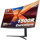 34' Curved WQHD 3440×1440 Gaming Monitor 165Hz, 1500R, 100% sRGB, HDR 10, AMD Free-Sync Premium/G-Sync kompatibel, 2 x DispalyPort 1.4 & HDMI 2.0, höhen- und neigungsverstellbarer Standfuß, Schwarz