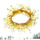 Patifirst Lichterkette Mit Batteriebetrieb - 100 LED Weihnachtsbaumbeleuchtung - Wassergeschützte Deko Für Garten Schlafzimmer Wohnzimmer Terrasse Baum Innen Außen