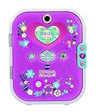 VTech KidiSecrets Selfie Music 2.0, interaktives geheimes Tagebuch für Kinder mit Doppelkamera und MP3, elektronisches Tagebuch mit Farbbildschirm und Tastatur, italienische Sprache, Batterien im