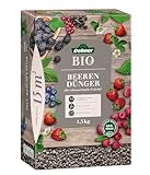 Dehner Bio Beerendünger, hochwertiger Dünger für Beerenpflanzen, organischer NPK-Dünger, mit Spurennährstoffen, ökologisch wertvoll, natürliche Langzeitwirkung, 1.5 kg, für ca. 15 qm