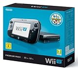 Nintendo Wii U - Konsole, Premium Pack, 32 GB, schwarz mit Nintendo Land