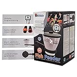 Futterautomat Koi Pro Fish Feeder - inkl. 1kg Koifutter Sui JIN Ginger Grow - Teich Fischfutterautomat, Koi, Koiteich, Fische, Koifutter (7 Liter)
