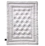 Billerbeck Bettdecke Meisterklasse – ca. 135 x 200 cm – Ganzjahresdecke – Decke für alle Jahreszeiten – aus Schafschurwolle