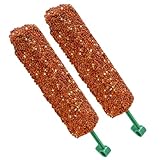 Sittich-Leckerli-Sticks – 2 Stück Vogelsnacks, Trainingsfutter zur Belohnung | Kauende Nahrungssnacks für Myna-Sittiche, Finken, Sittiche, fördern einen gesunden Schnabel und eignen Sich pe