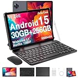 DOOGEE U11 Pro Android 15 Tablet 11 Zoll, 30GB+256GB (2TB TF) Gaming Tablets, 8580mAh, 90Hz Display, WiFi 5, T7200 Octa Core, 13MP+5MP, Tablet mit Tastatur, Stift, Maus, Hülle