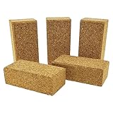 varivendo Korkschleifklotz - Hochwertiger Handschleifblock für präzises Holz Schleifen mit Schleifpapier, Ideal als Schleifhilfe (5 Stück)
